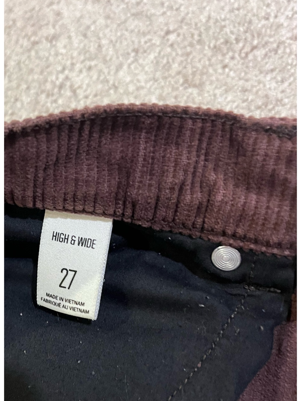 BDG High & Wide Corduroy Pants - Picture 8 of 13